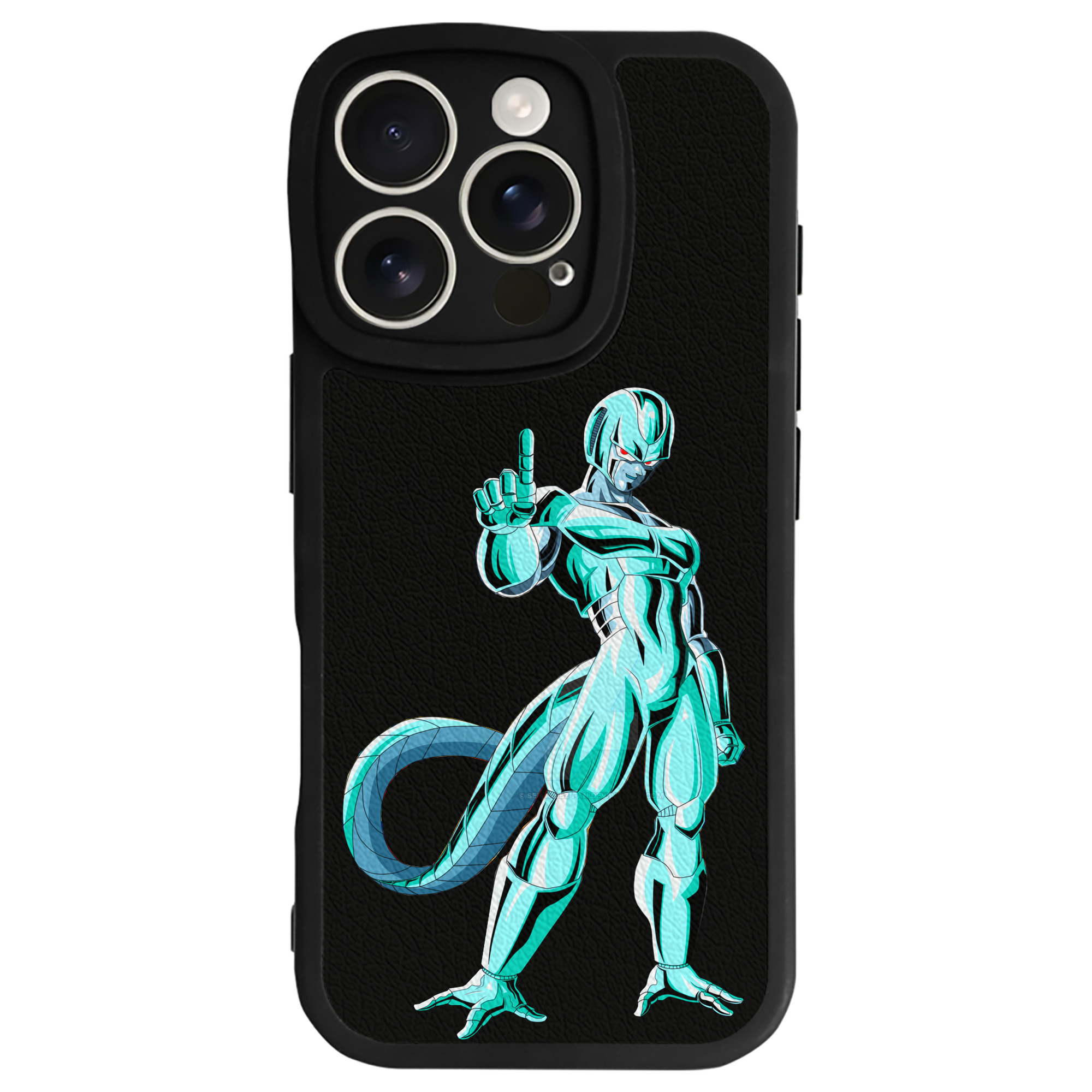 （画像用） ドラゴンボール クウラ DRAGON BALL Cooler Coora 【iPhone 16シリーズ対応】シリコンスマホケース（レザー調） 材質：シリコン